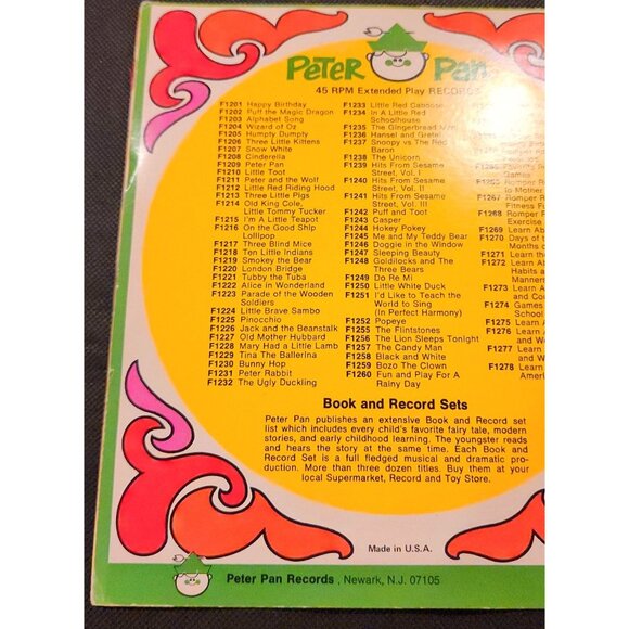 "Snoopys Christmas" 7" Vinyl Record By Peter Pan Records - Picture 6 of 10